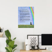 Regenbogenbrücke Poster (Heimbüro)