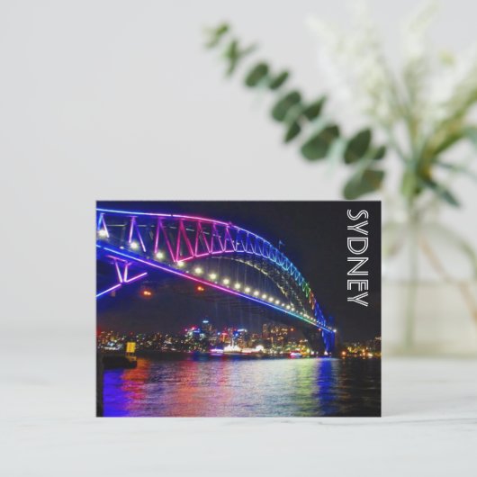 Regenbogenbrücke Postkarte (Stehend Vorderseite)