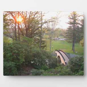 Regenbogenbrücke Sonnenuntergang am Grove City Col Fotoplatte