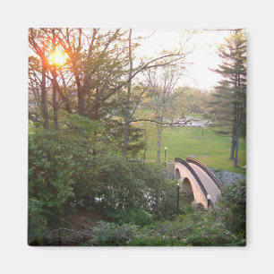 Regenbogenbrücke Sonnenuntergang am Grove City Col Magnet