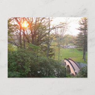 Regenbogenbrücke Sonnenuntergang am Grove City Col Postkarte