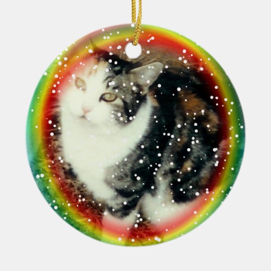 Regenbogenbrücken-Denkmalverzierung Keramik Ornament (Vorne)