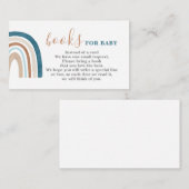 Regenbogenbücher für Baby Boy Card Begleitkarte (Vorne/Hinten)