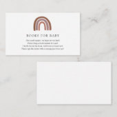 Regenbogenbücher für die Beipackkarte Begleitkarte (Vorne/Hinten)