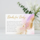 Regenbogenbücher für Kinder, Mädchendusche Begleitkarte (Stehend Vorderseite)