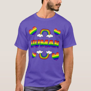Regenbogenbuchstaben LGBTQ+ T-Shirt