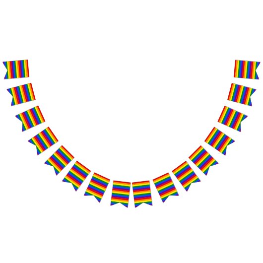 Regenbogenbuntflaggen Wimpelkette (Alle)