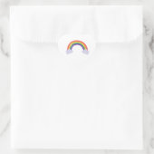 RegenbogenCloud Herz-Aufkleber (Tasche)