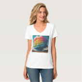 RegenbogenCloud T-Shirt (Vorderseite Vollansicht)