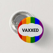 RegenbogenCloud Vaxxed Button (Vorne & Hinten)