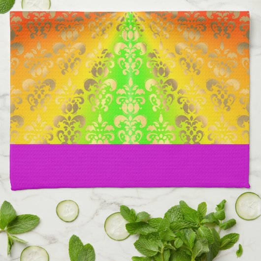 Regenbogendamus Handtuch (Gefaltet)