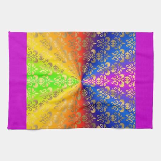 Regenbogendamus Handtuch (Horizontal)