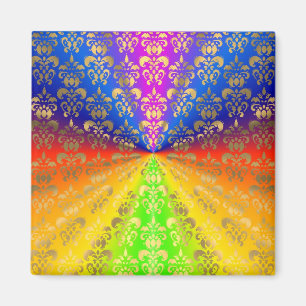 Regenbogendamus Magnet