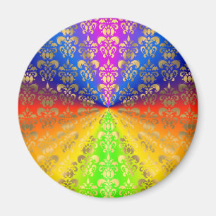 Regenbogendamus Magnet