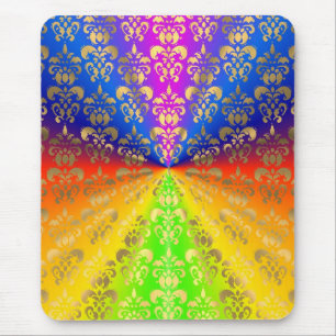 Regenbogendamus Mousepad