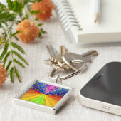 Regenbogendamus Schlüsselanhänger (Seite)