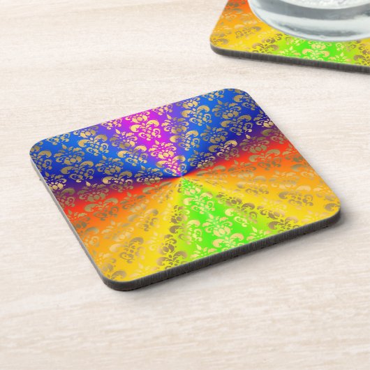 Regenbogendamus Untersetzer (Linke Seite)