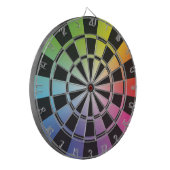 RegenbogenDartboard 3 Dartscheibe (Vorderseite Links)