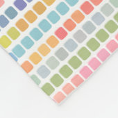 Regenbogendecke Fleecedecke (Ecke)