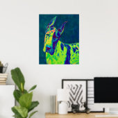 Regenbogendecke Poster (Heimbüro)