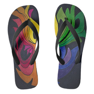 Regenbogendesign Badesandalen