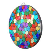 Regenbogendesign Dartscheibe (Vorderseite rechts)