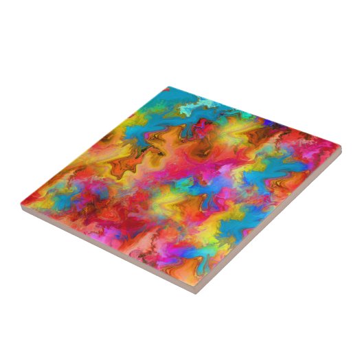 Regenbogendesign Fliese (Seite)