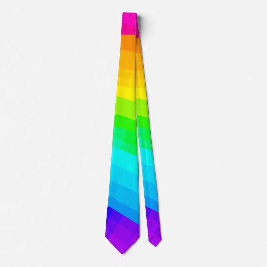 Regenbogendesign Krawatte (Vorderseite)