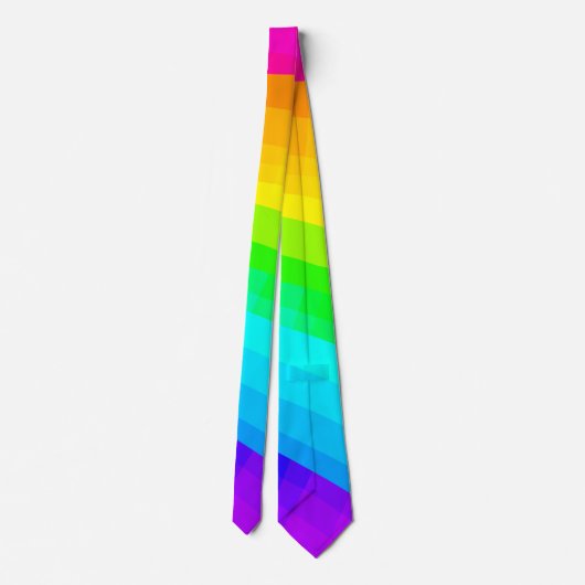 Regenbogendesign Krawatte (Rückseite)