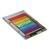 Regenbogendesign Notizblock (Rechte Seite)