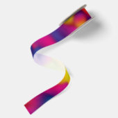 Regenbogendesign Satinband (Rückseite)