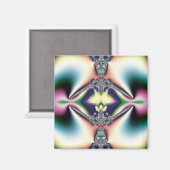 Regenbogendiamant Magnet (Vorderseite/Rückseite)