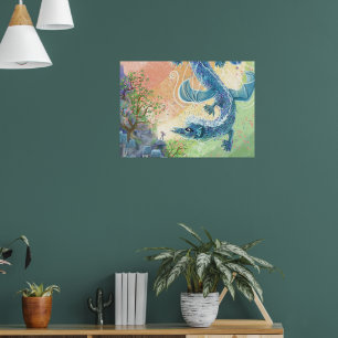 Regenbogendrachen-Kunst Poster