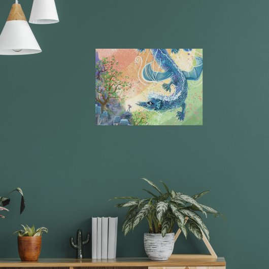 Regenbogendrachen-Kunst Poster (Wohnzimmer 1)