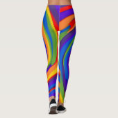 Regenbogendrehung Leggings (Rückseite)