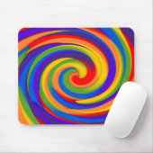 Regenbogendrehung Mousepad (Mit Mouse)