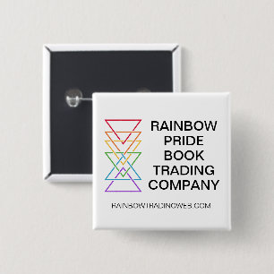 Regenbogendreieck Unternehmen Gay Pride Logo Button