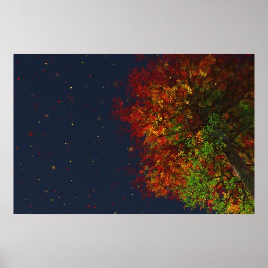 Regenbogendruck Poster (Vorne)