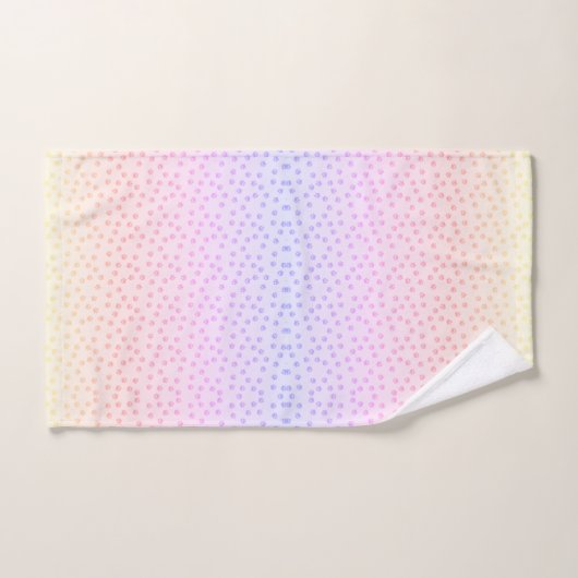 Regenbogendrucke Badhandtuch Set (Handtuch)