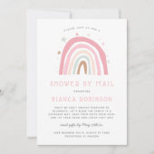 Regenbogendusche nach Mail Kinderdusche Einladung (Vorderseite)