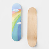 Regenbogendusche Skateboard (Vorderseite)