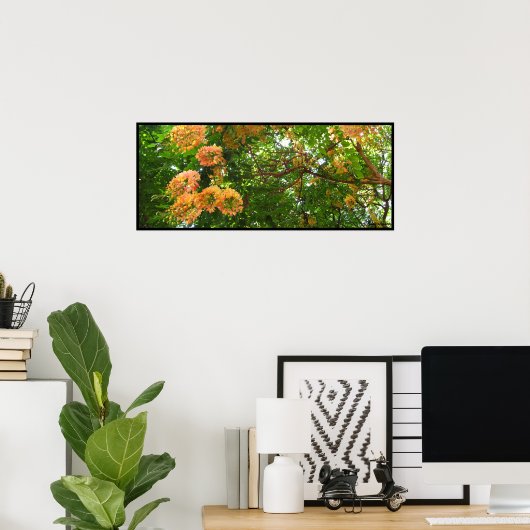 Regenbogendusche Tree Hawaii Poster Prints (Heimbüro)