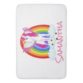 Regenbogenduschvorhang Badematte (Vorderseite Vertikal)