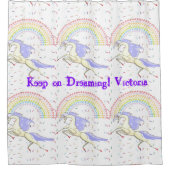 Regenbogenduschvorhang Duschvorhang (Vorderseite)