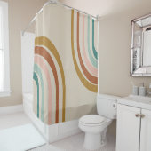 Regenbogenduschvorhang Duschvorhang (Beispiel)