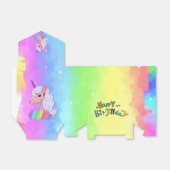 regenbogeneinhorn Geschenkschachtel (Ungefaltet)