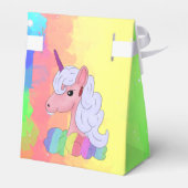 regenbogeneinhorn Geschenkschachtel (Rückseite)