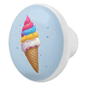 Regenbogeneis mit Sprinklen Keramikknauf (Rechts)