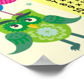 Regenbogeneiuhmen, multiplizierende Tischspass Poster (Ecke)