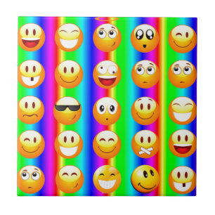 Regenbogenemoji Fliese